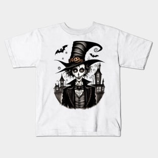 Spooky Halloween Character Kids T-Shirt